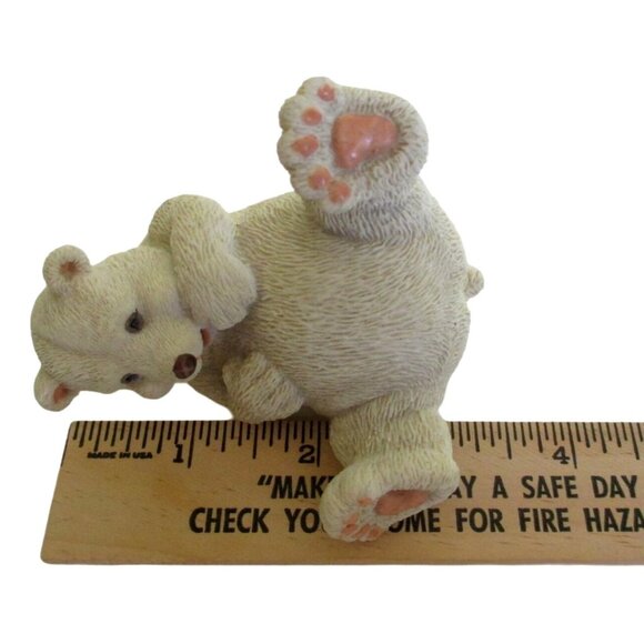 Playful Polar Bear Figurine - Animal Nature Figure - Home Decor - Picture 6 of 7